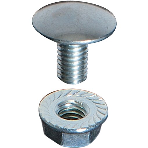 Toppro, Toppro Montagesystem, Kabelbahn, Flachrundschraube mit Kragenmutter, Flachrundschraube, Kragenmutter